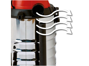 EINHELL TC-VC 1930 VACUUM 30L SS 1500W