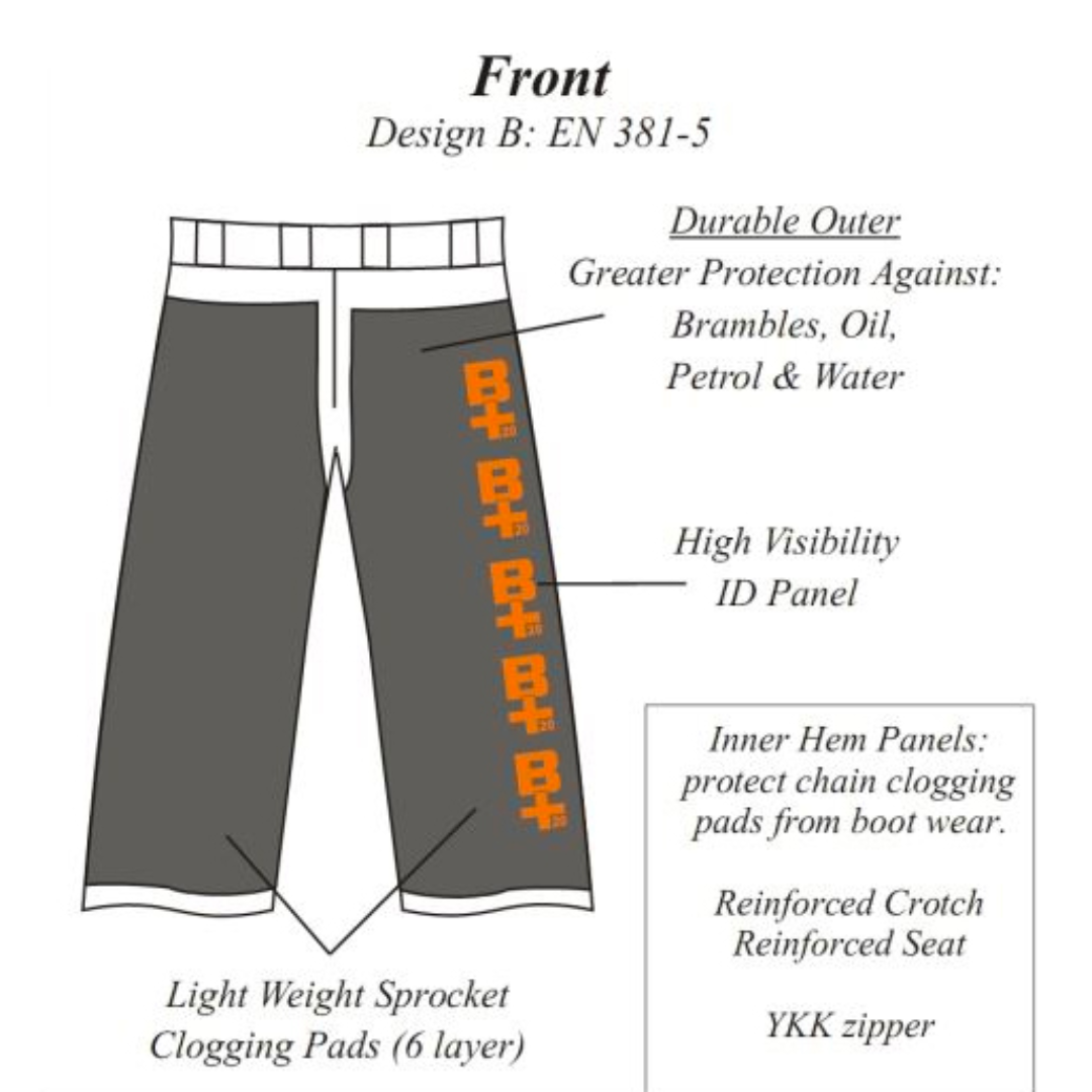 Pangolin Bplus20 Chainsaw Trousers