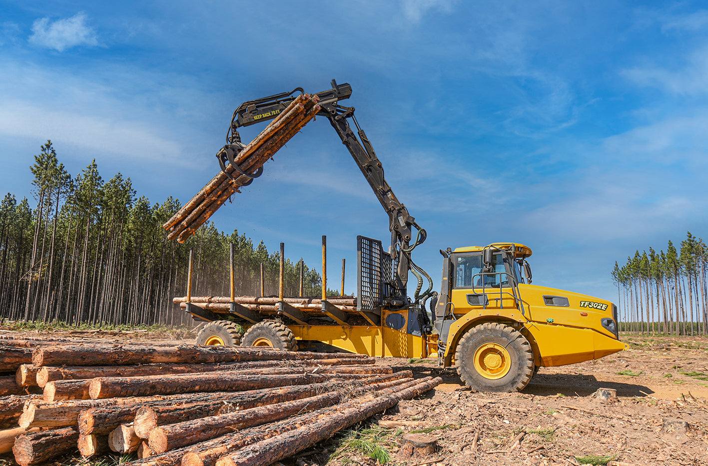 TIMBER,CRANE,TF302E,6X6,WDB ,205KW